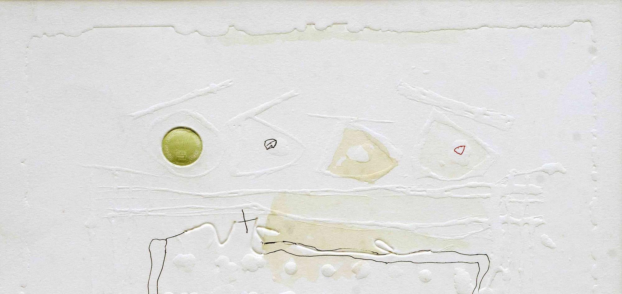 Notevole opera di litografia del più giovane beneficiario, l'artista indiano moderno Sunil Das in vendita 2