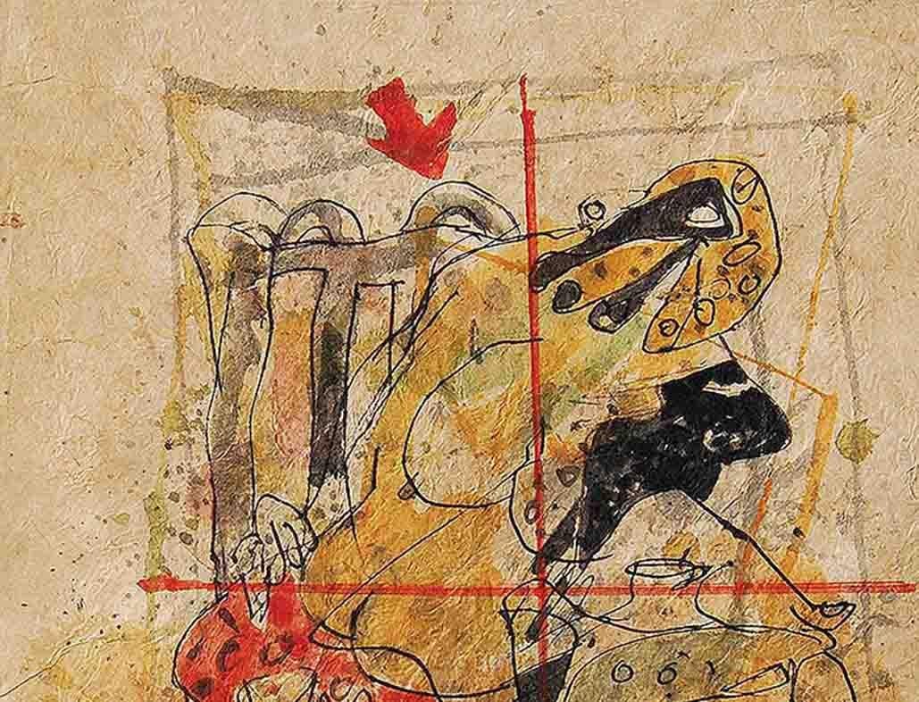 Set of Erotic Series - Colour based Drawings II & IV
Sunil Das - Untitled -13.5 x 9.5 inches (unframed size)
Acrylic, Watercolor, Pen & Ink on Handmade Paper
Inclusive of shipment in ready to hang form.

Sunil Das (1939-2015) was a Master Modern