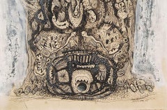 Serie Tantra y Subacuática, Tinta y Acuarela, Azul, Negro, Marrón "En Stock"