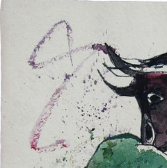 Women & Horse, Mixed Media by Indian Artist Sunil Das "In Stock"