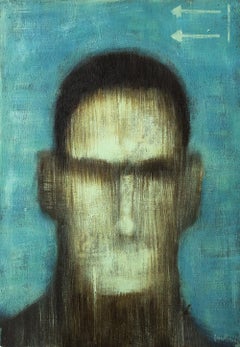 Untitled, Figurative, Acrylic on Masonite by Contemporary Artist "In Stock"