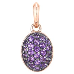 Sunita Nahata Ametista 0.258ct. Ciondolo in oro rosa 14 carati...