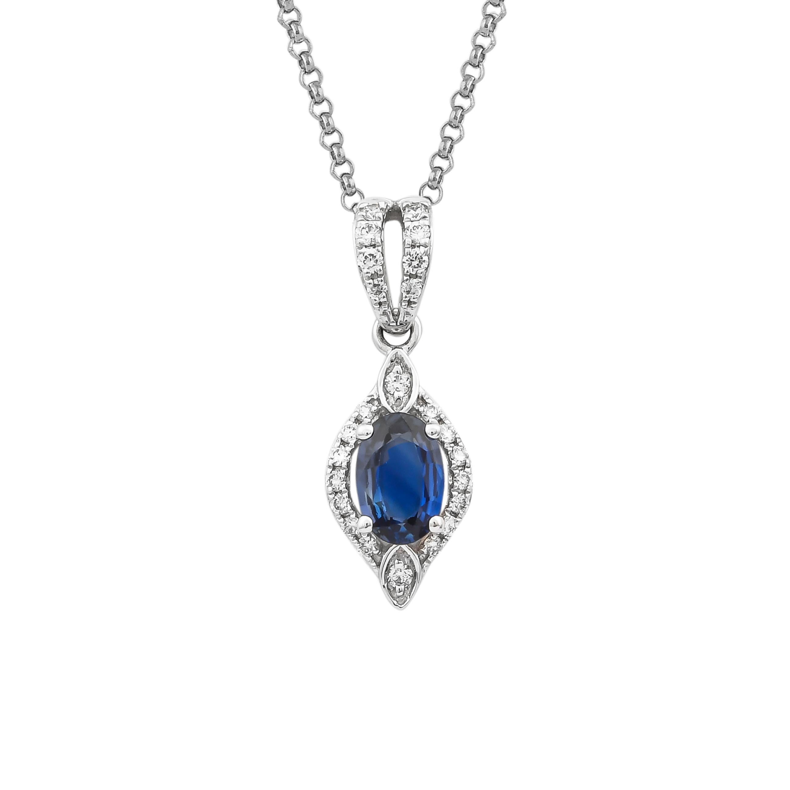 This collection features a dainty selection of jewelry with blue sapphires and diamonds. These Blue Sapphires are sourced from Madagascar and project a bold blue hue. Accented with diamonds, these minimal pieces can be the perfect accessory to your