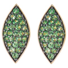 Sunita Nahata Tsavorite 0,71ct. Orecchini in oro giallo 14 carati.