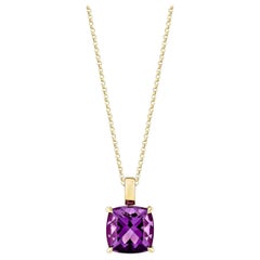 Sunita Nahata Ametista 1.95ct. Ciondolo in oro giallo 14 carati.