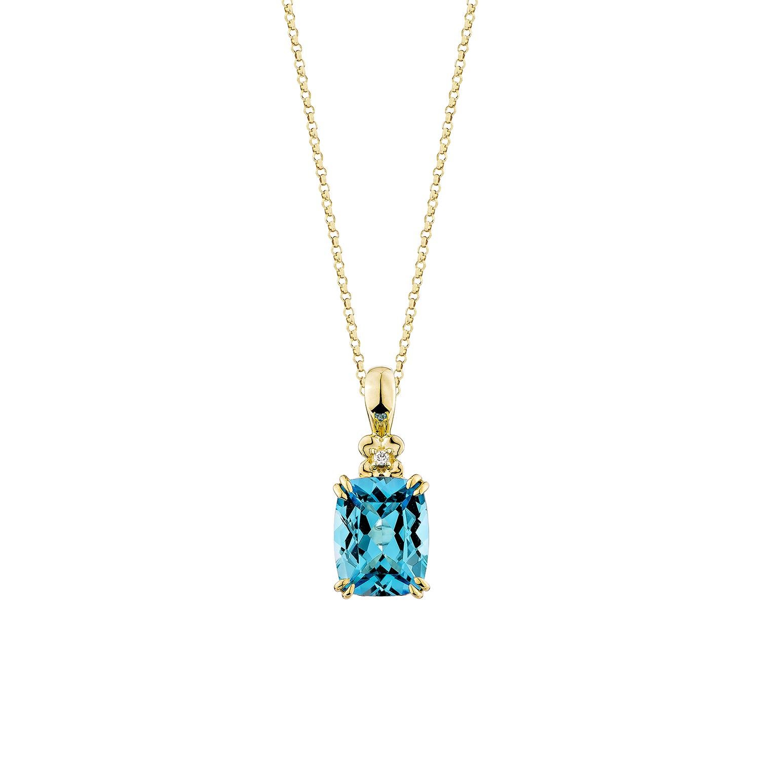 A beautiful of Swiss Blue Topaz pendant are perfect for those who appreciate quality and want to wear them for any occasion or celebration. The yellow gold Swiss blue topaz pendant offer a classic yet elegant appearance.

Swiss Blue Topaz Pendant in