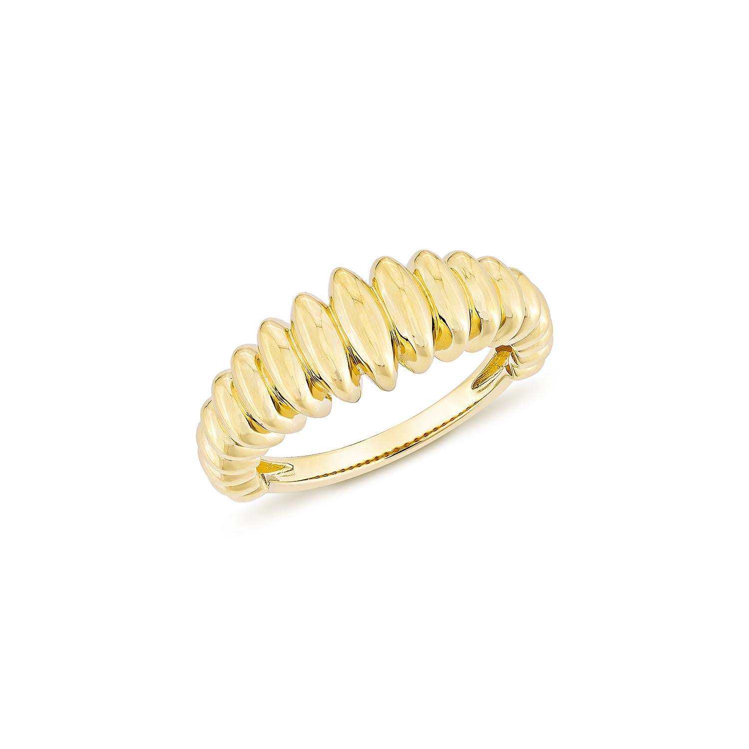 Anillo de fantasía Sunita Nahata de oro amarillo de 18 quilates. Contemporáneo en venta
