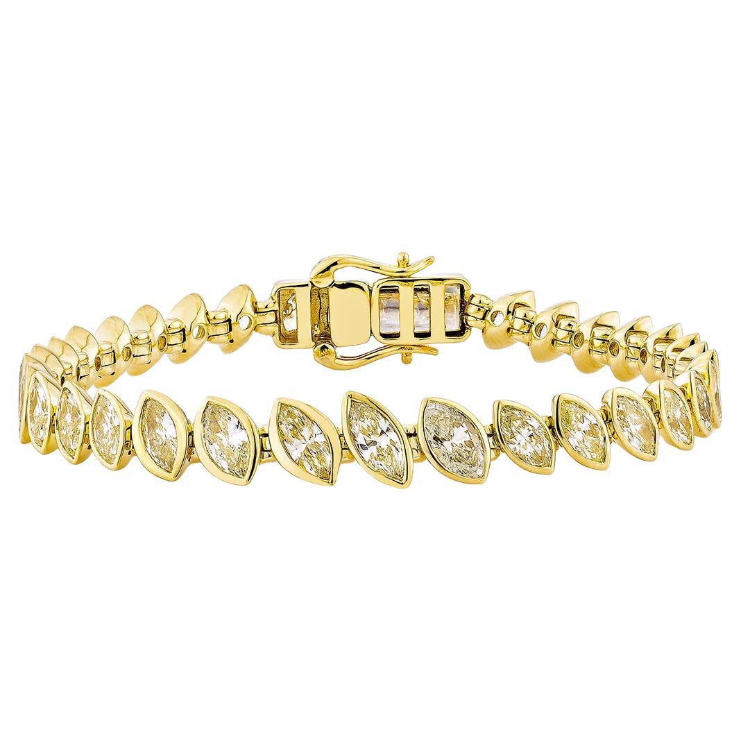 Sunita Nahata Yellow Diamond Bracelet 4.26ct. in 18K Yellow Gold.