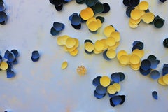 Sunlit Serenity by Larisa Safaryan  Acrylic paint and eggshells on canvas