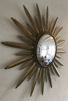 Sunmirror in Brass by Deknudt, Belgium, circa 1970