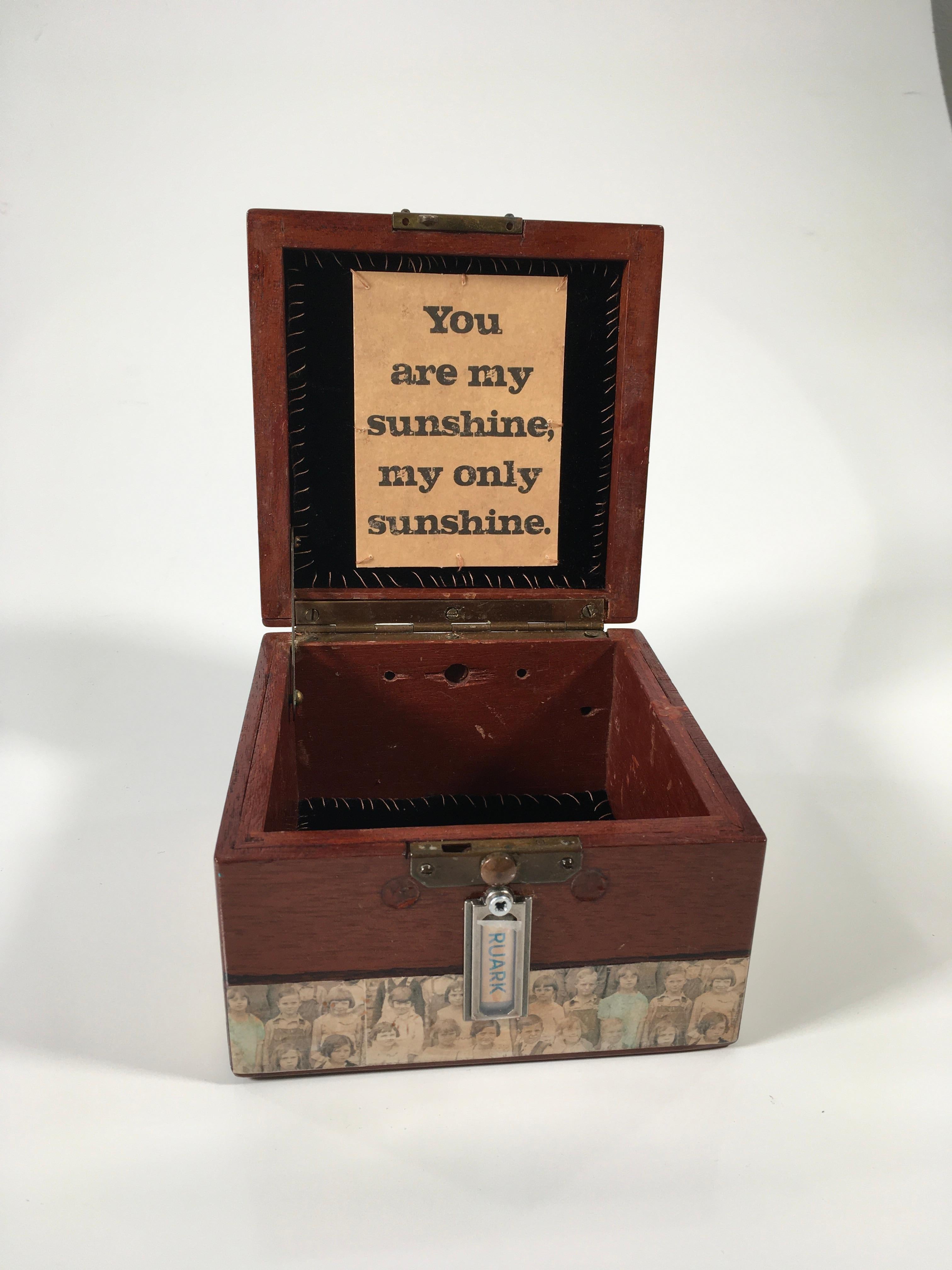 'Ruark', by Sunni Mercer, Box, Photo and Found Object Sculpture, 2021 For Sale 9