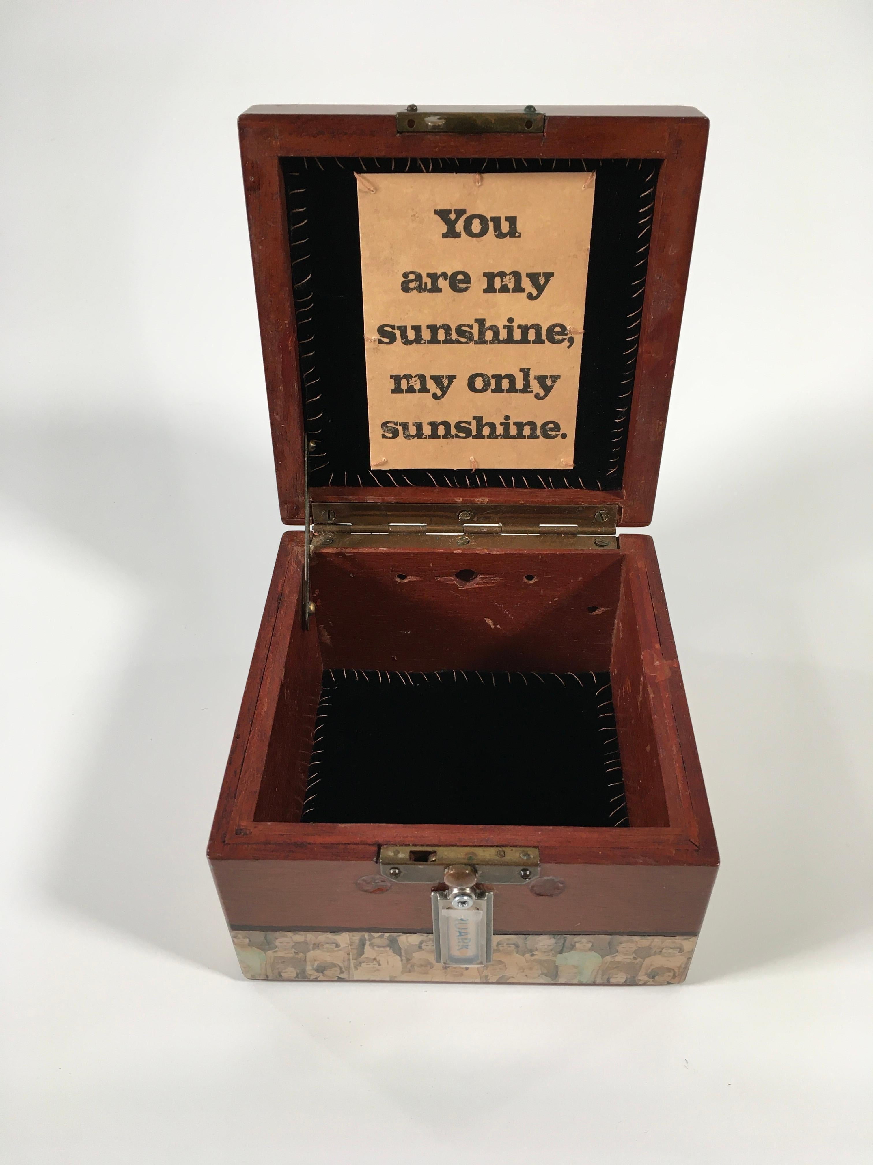 'Ruark', by Sunni Mercer, Box, Photo and Found Object Sculpture, 2021 For Sale 10