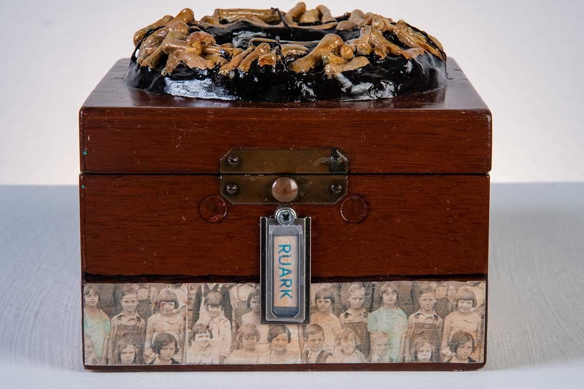 'Ruark', by Sunni Mercer, Box, Photo and Found Object Sculpture, 2021 For Sale 1