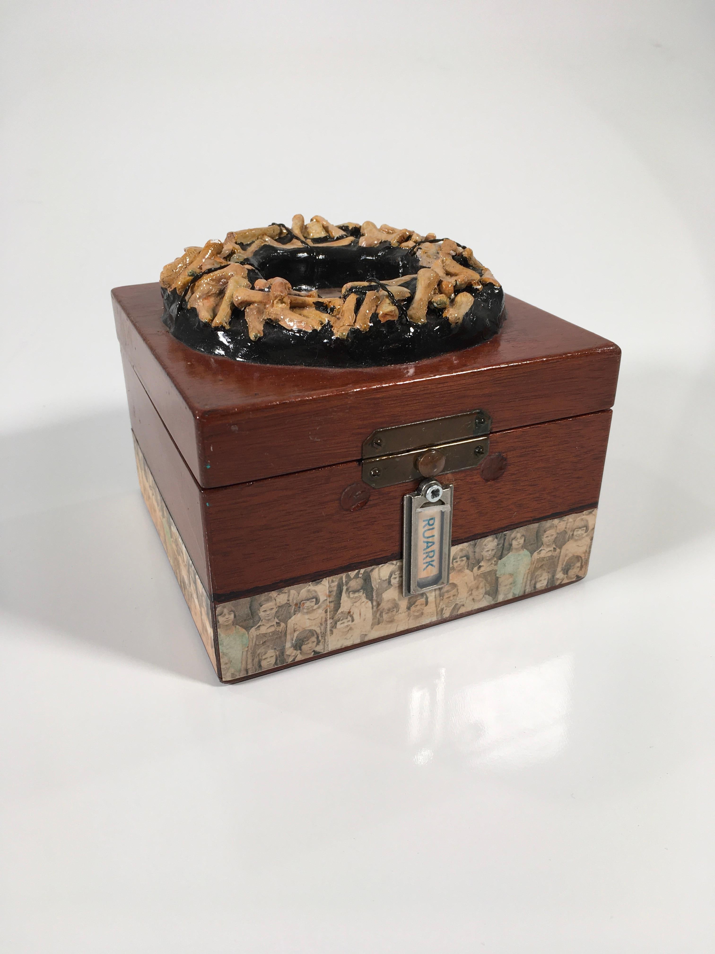 'Ruark', by Sunni Mercer, Box, Photo and Found Object Sculpture, 2021 For Sale 3