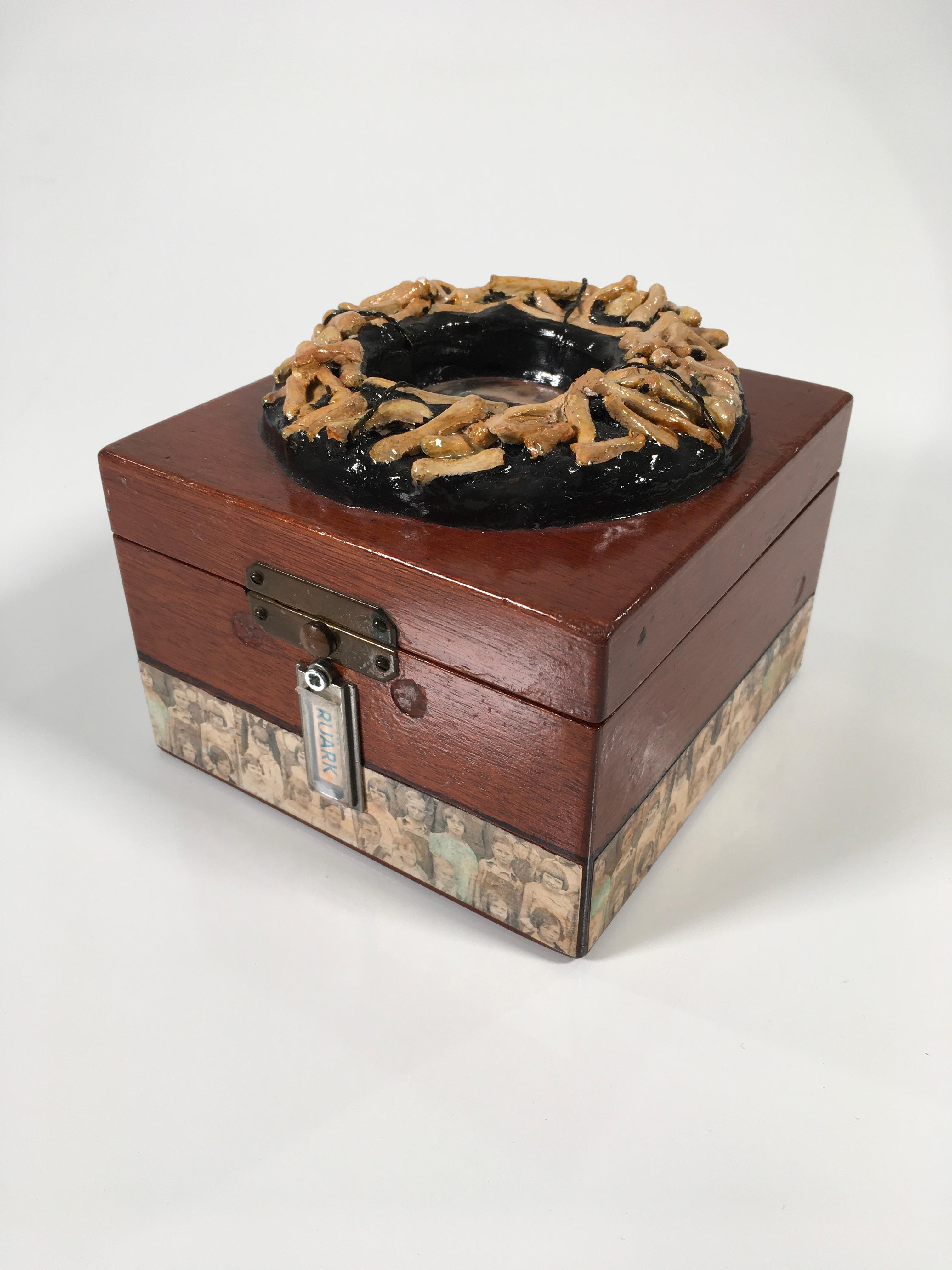 'Ruark', by Sunni Mercer, Box, Photo and Found Object Sculpture, 2021 For Sale 4