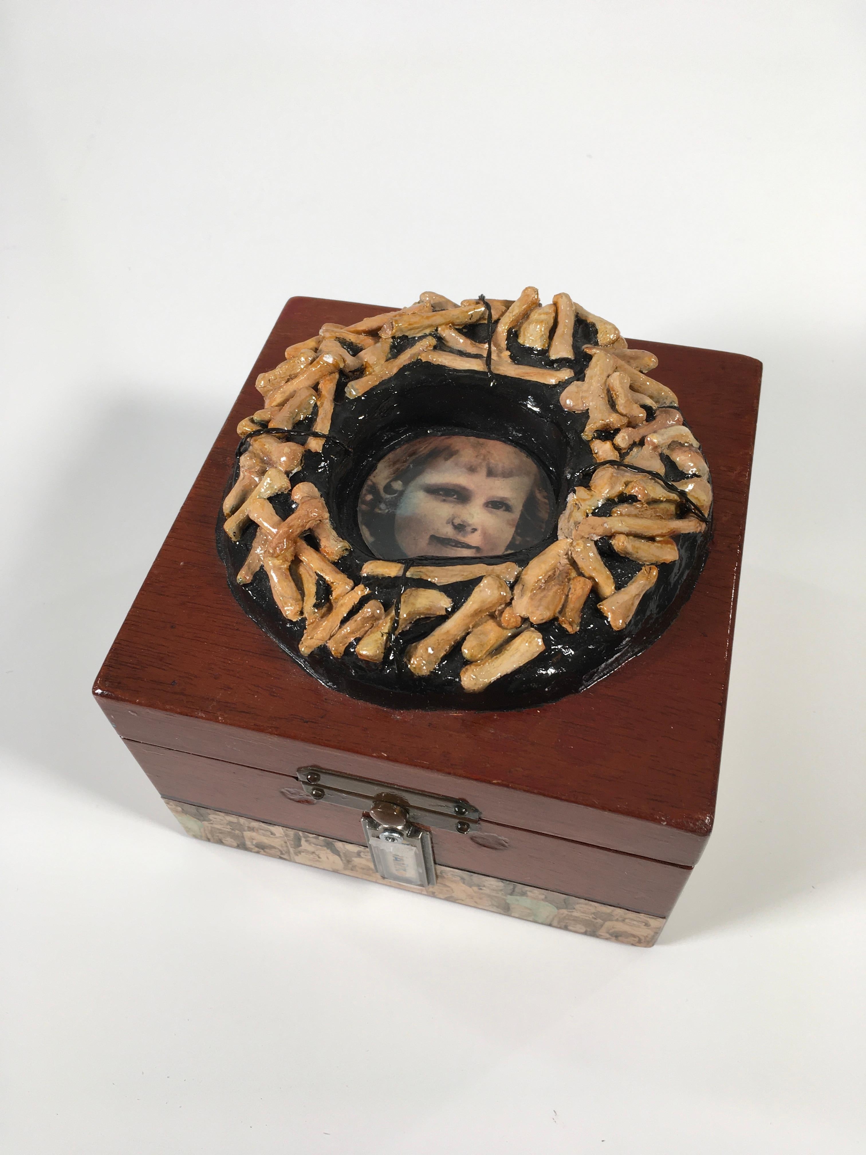 'Ruark', by Sunni Mercer, Box, Photo and Found Object Sculpture, 2021 For Sale 5