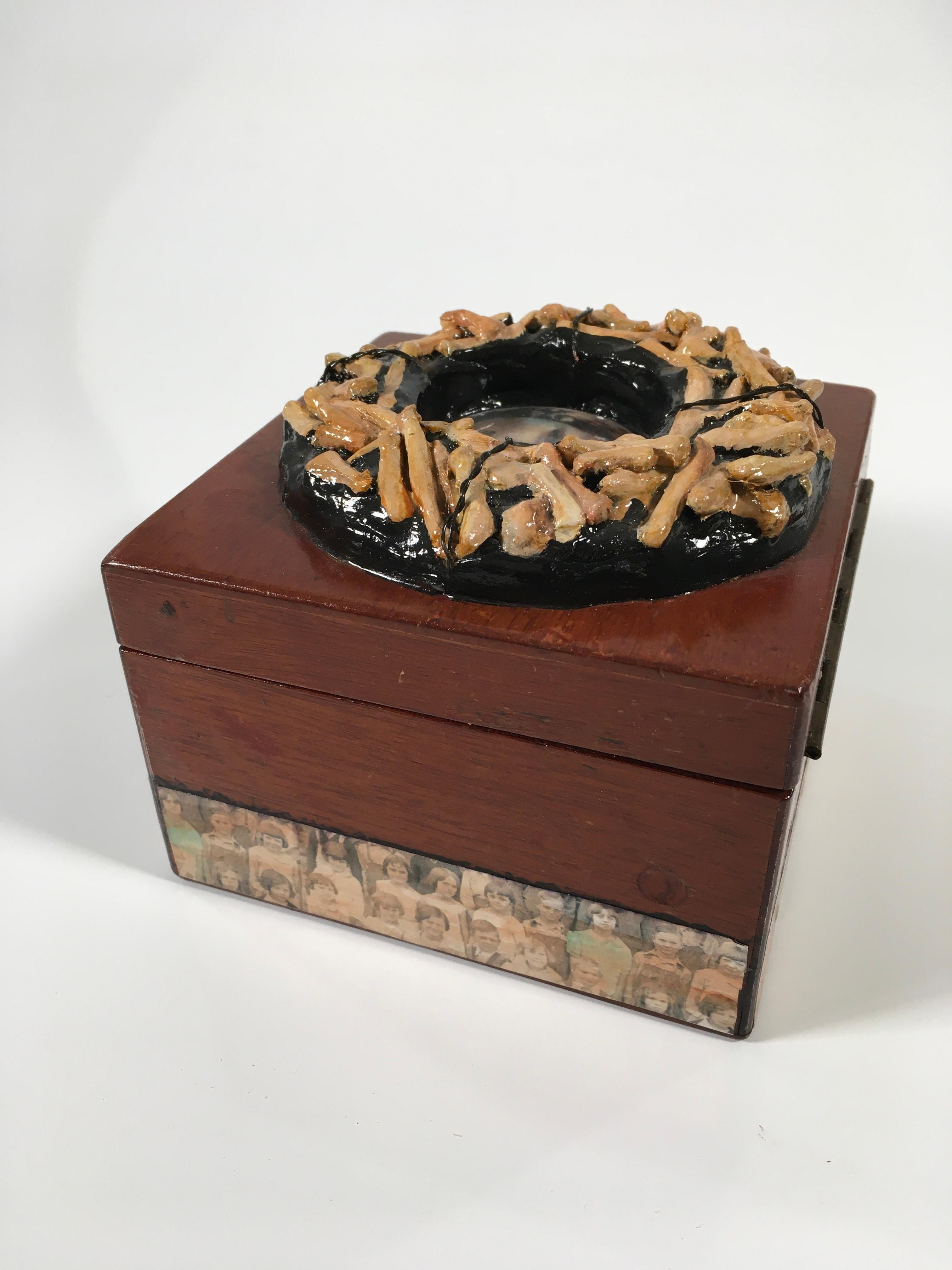 'Ruark', by Sunni Mercer, Box, Photo and Found Object Sculpture, 2021 For Sale 6