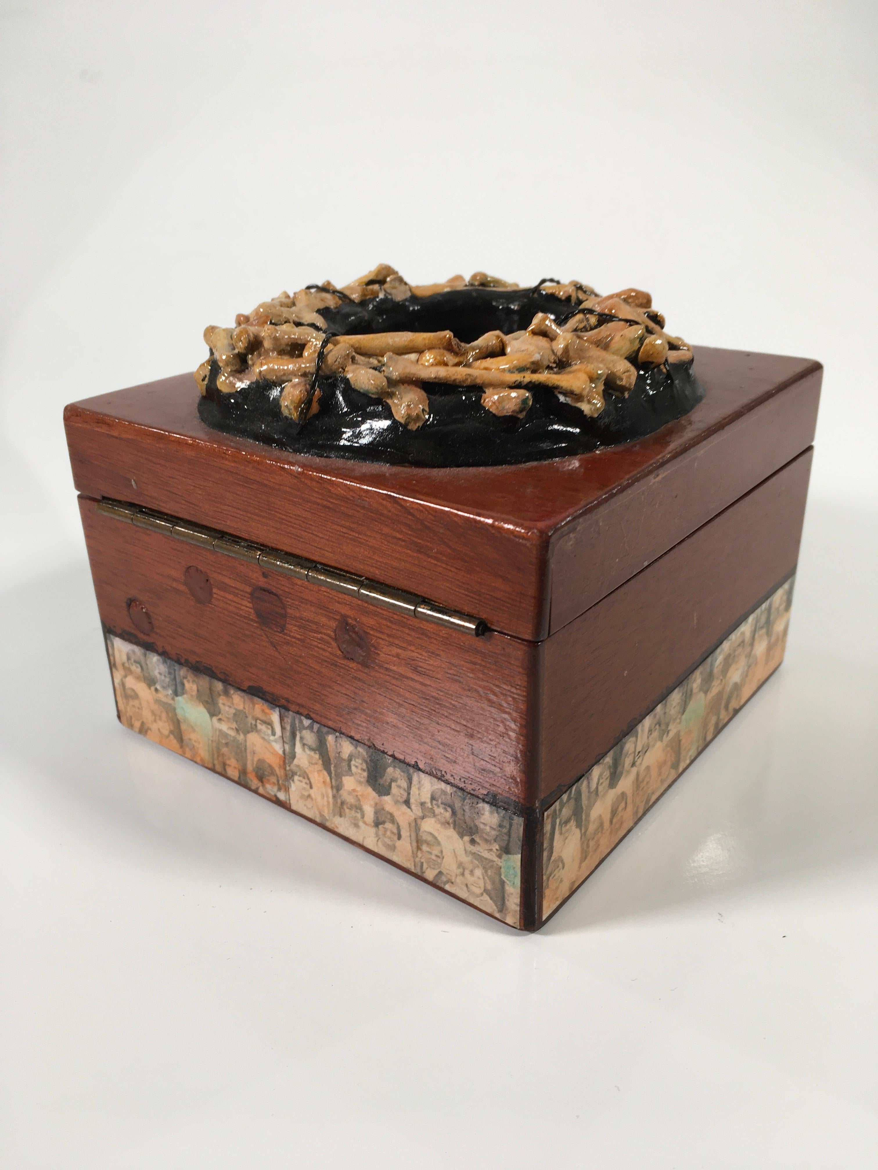 'Ruark', by Sunni Mercer, Box, Photo and Found Object Sculpture, 2021 For Sale 7
