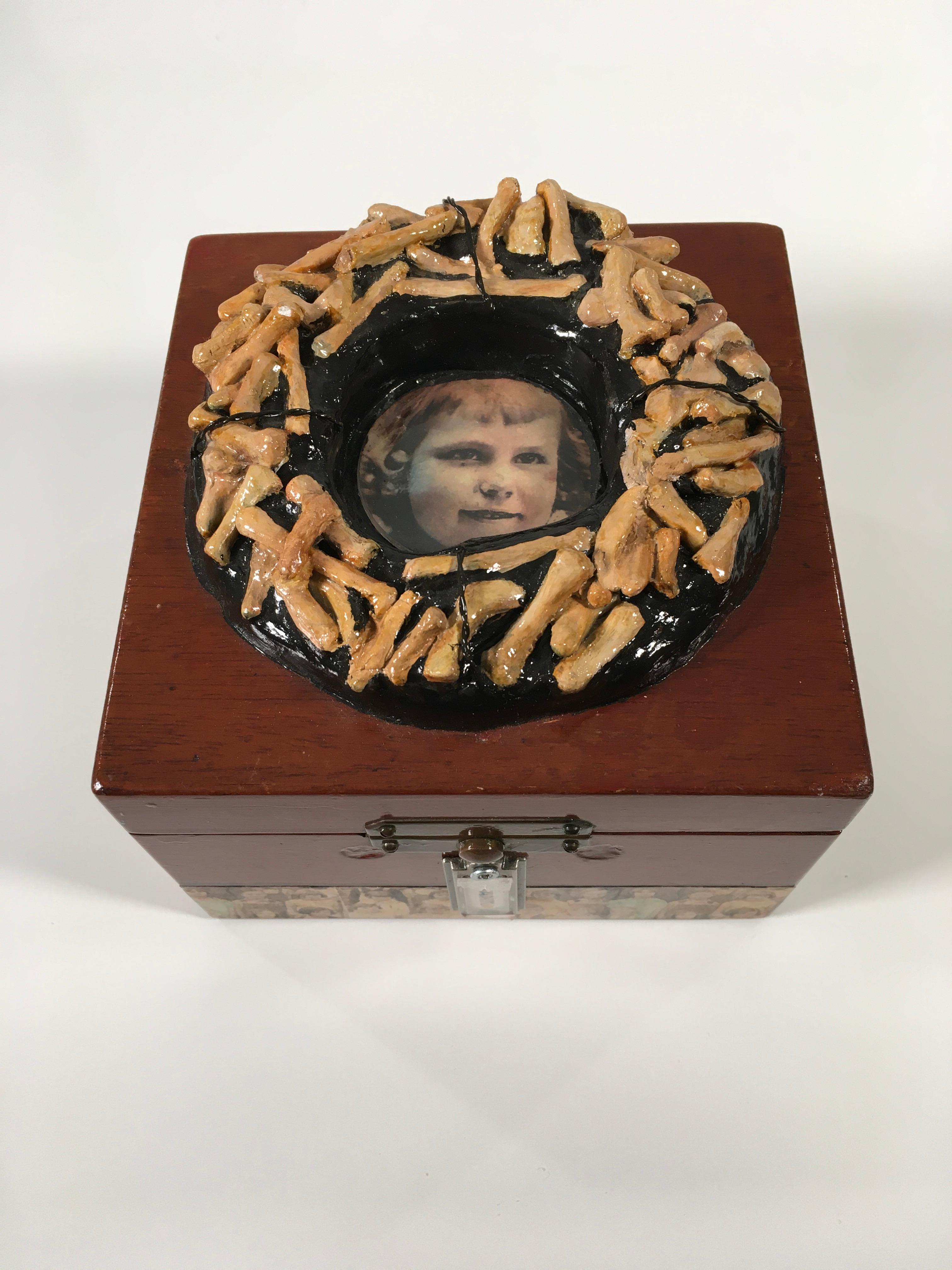 'Ruark', by Sunni Mercer, Box, Photo and Found Object Sculpture, 2021 For Sale 8