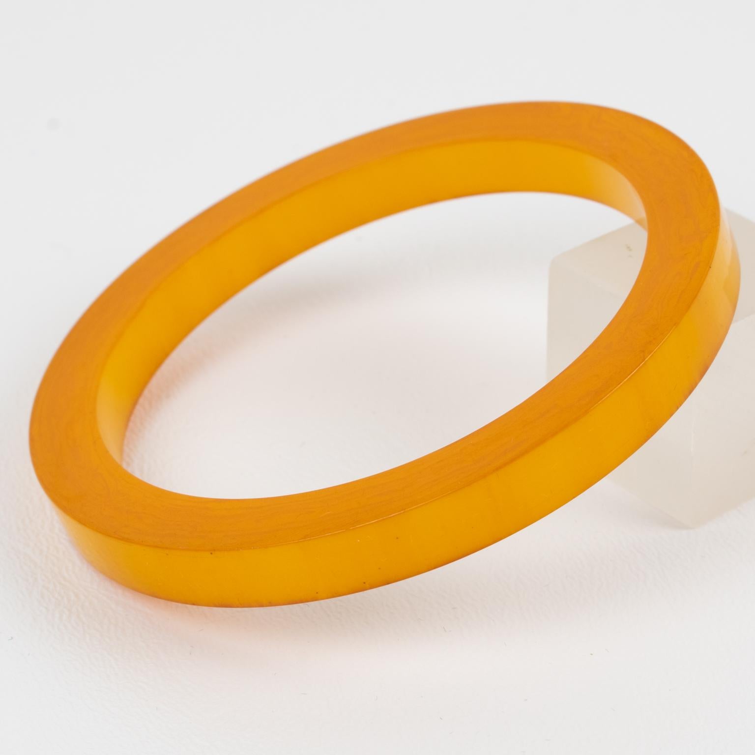 Pulsera de baquelita Sunny Colors, lote de 5 pulseras en venta 2
