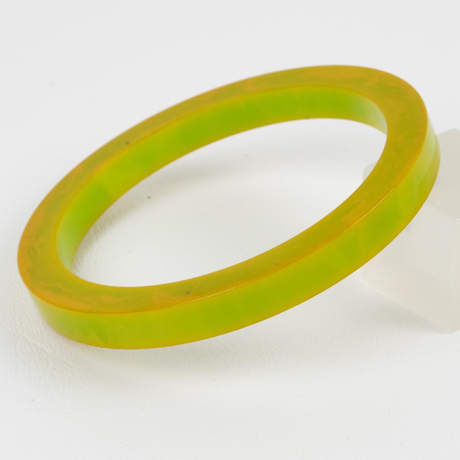 Pulsera de baquelita Sunny Colors, lote de 5 pulseras en venta 4