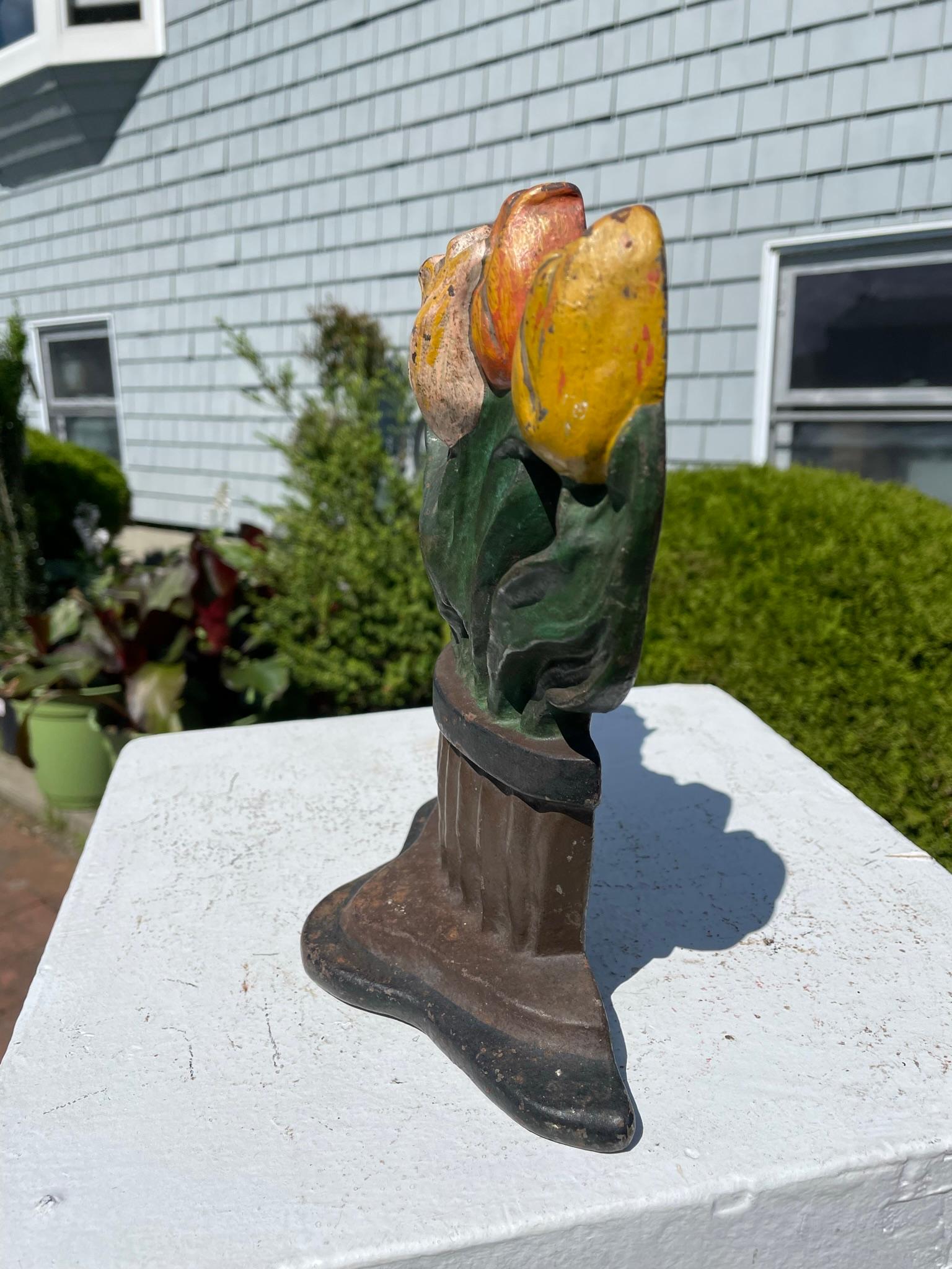Sunny Days Antique Tulip Bouquet Flower Sculpture 2