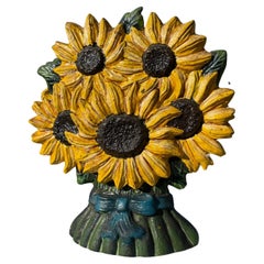 Sunny Days Old Vintage Sun Flower Sculpture