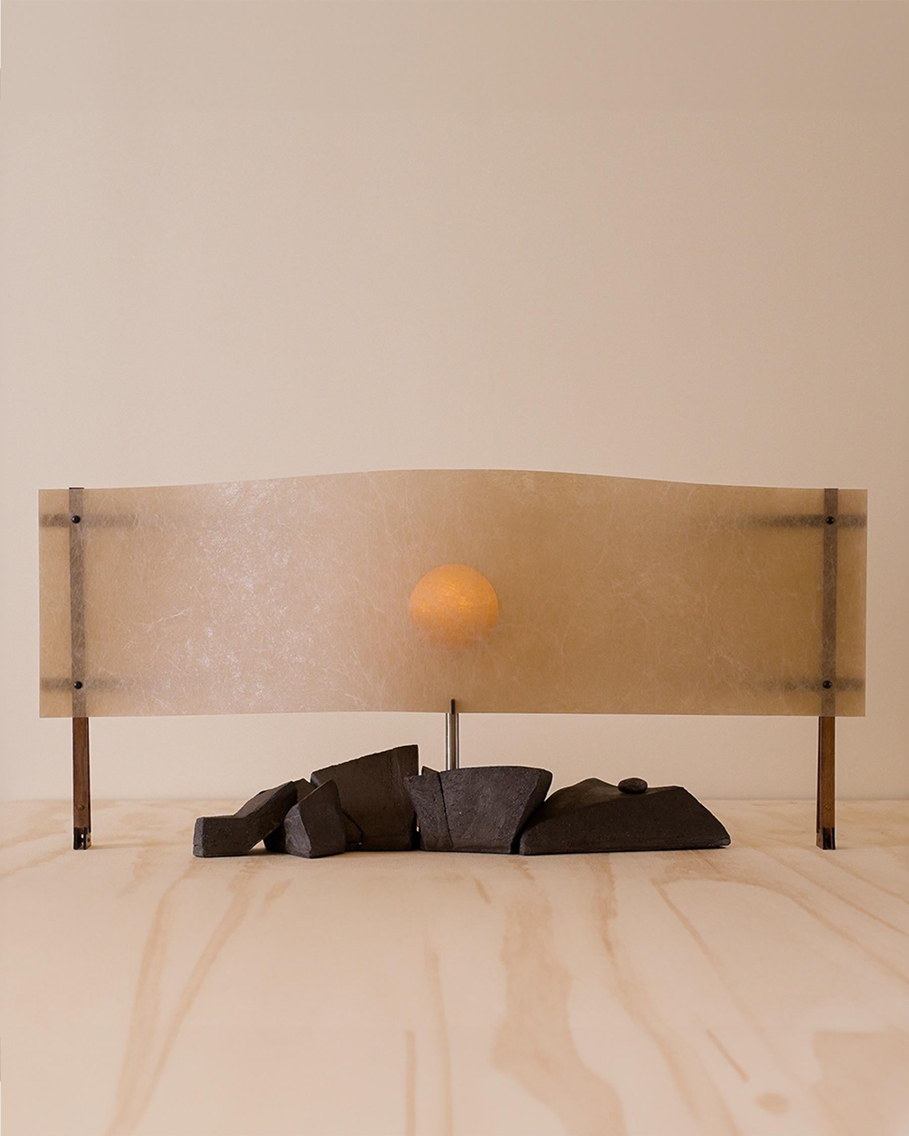 Céramique Lampe du lever du soleil en vente