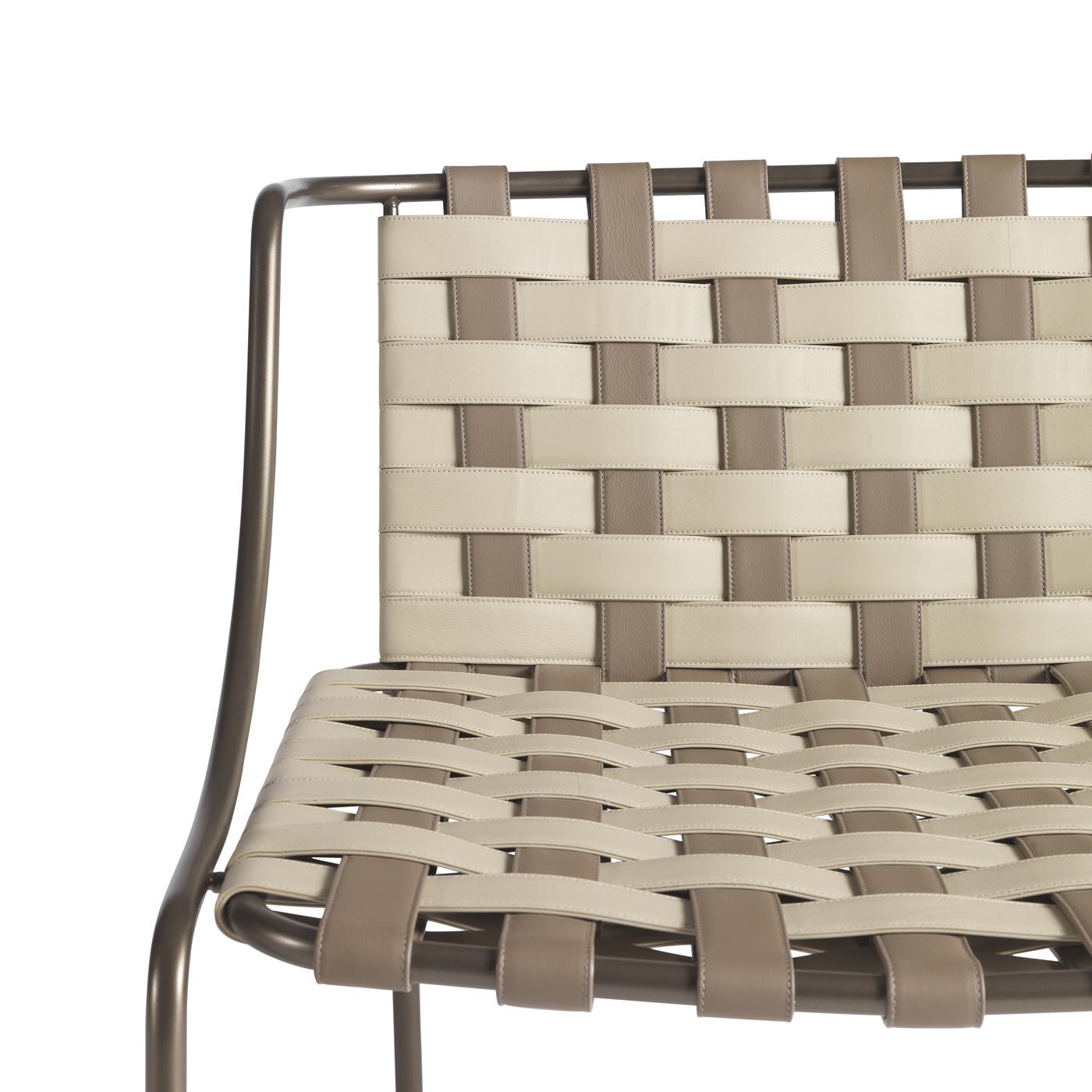 Italian Sunrise Small Leather Armchair