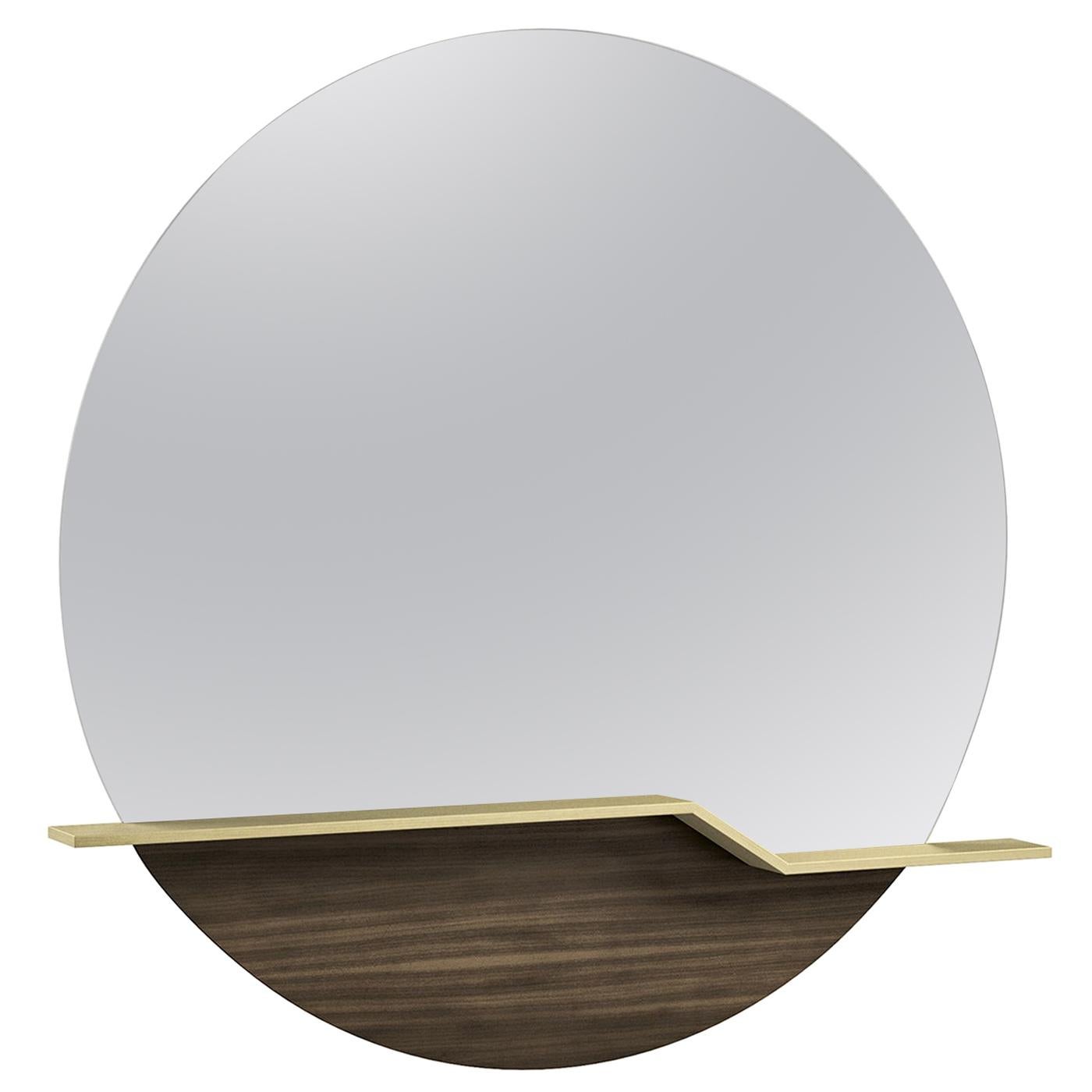 Wall Mount Mirror with Shelf at 1stDibs