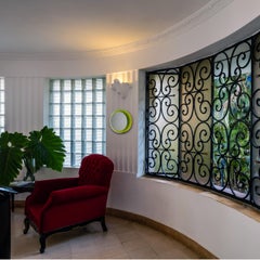 Sunset 284a, miroir mural en plexiglas, sculpture design d'Andreas Berlin