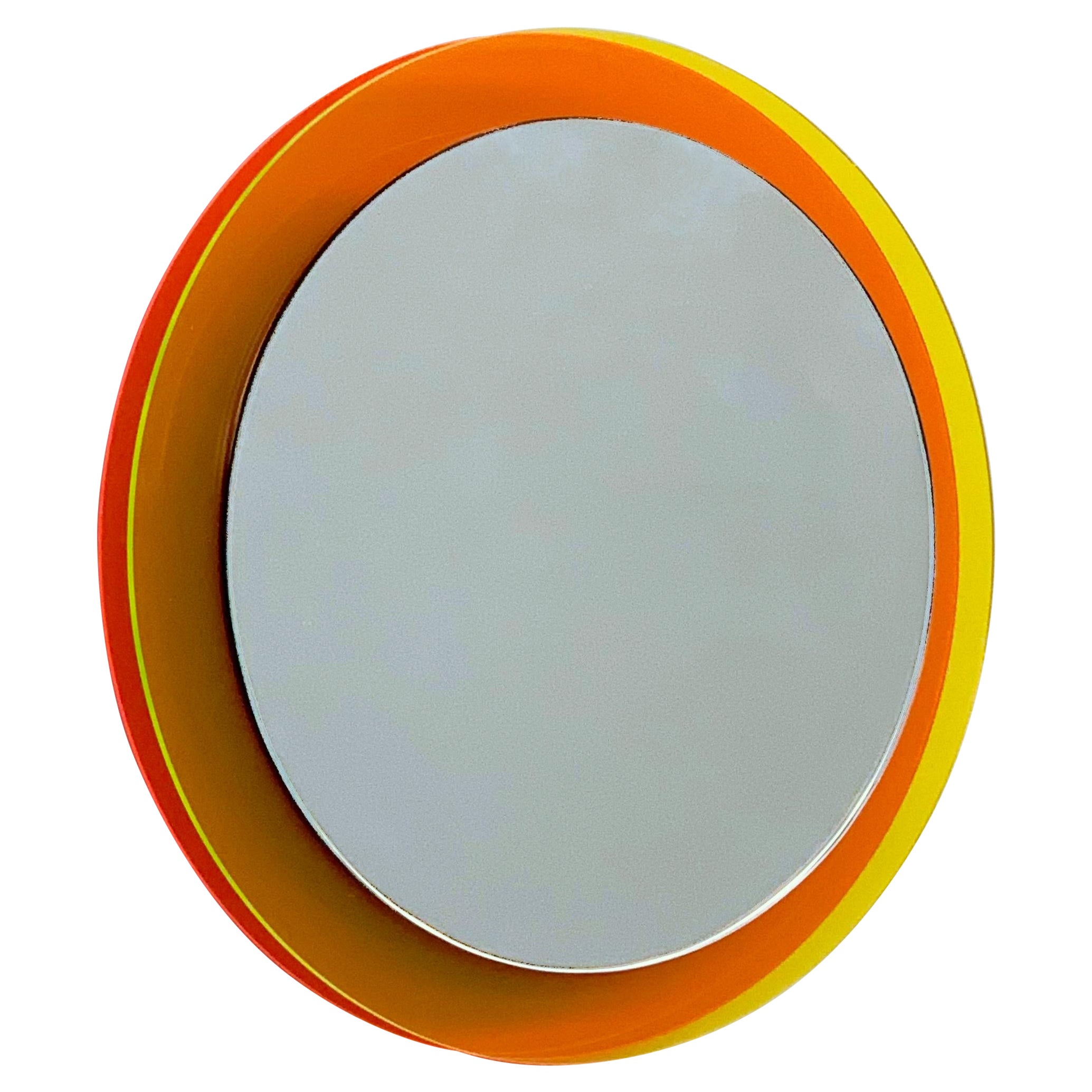 Sunset 342a, Espejo de pared con plexiglás, Escultura de diseño de Andreas Berlin