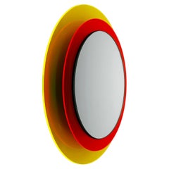 Sunset 342d, Wall Mirror with Plexiglass, Design Sculpture by Andreas Berlin