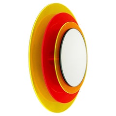 Sunset 343b, specchio da parete con plexiglass, scultura di design di Andreas Berlin
