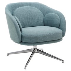 Sillón Sunset en gris Avant Après con patas de aluminio pulido by Nicola Pavan