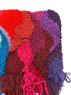 Sunset at Sea Handwoven Tapestry With 3d Effect
