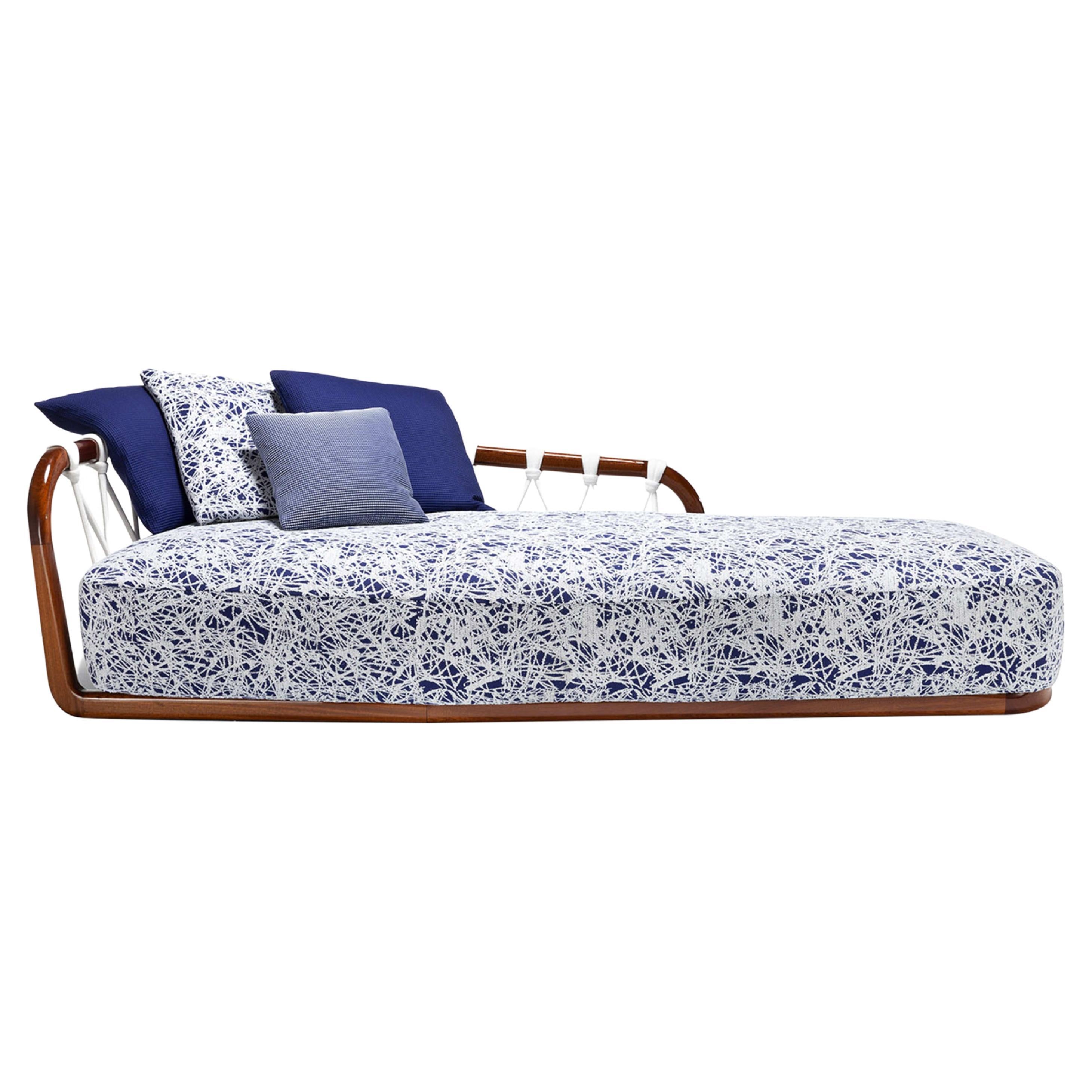 Sunset Basket Blue & White End Element by Paola Navone & AMP