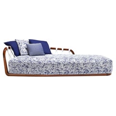 Sunset Basket Blue & White End Element by Paola Navone & AMP