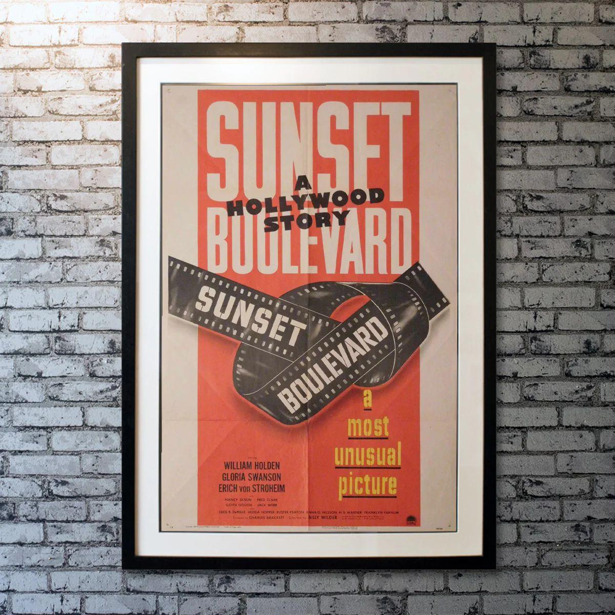 Sunset Blvd., Unframed Poster, 1950

Original One Sheet (27 X 41 Inches). A screenwriter develops a dangerous relationship with a faded film star determined to make a triumphant return.

Additional Information:
Year: 1950
Nationality: United