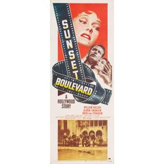 Sunset Boulevard 1950 U.S. Insert Film Poster