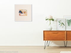 "Sunset" by Marian Zult Color Etching on Paper Framed