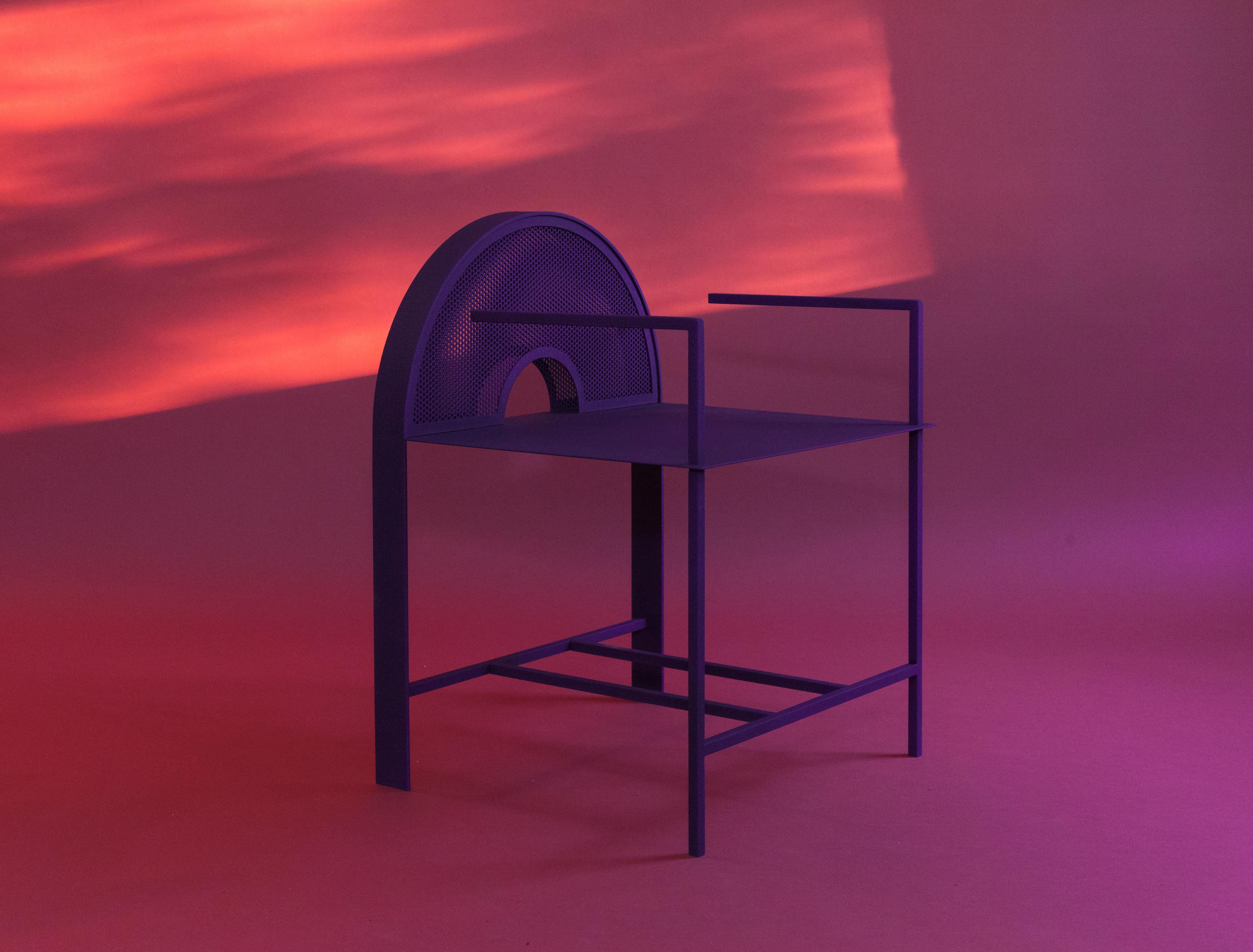 Post-Modern Sunset Chair For Sale