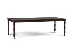 Sunset Dining Table, 8 ft, in Dark Walnut by August Abode