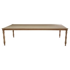 Sunset Dining Table, 9 ft, in Natural White Oak by August Abode