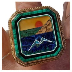 SUNSET enamel ring