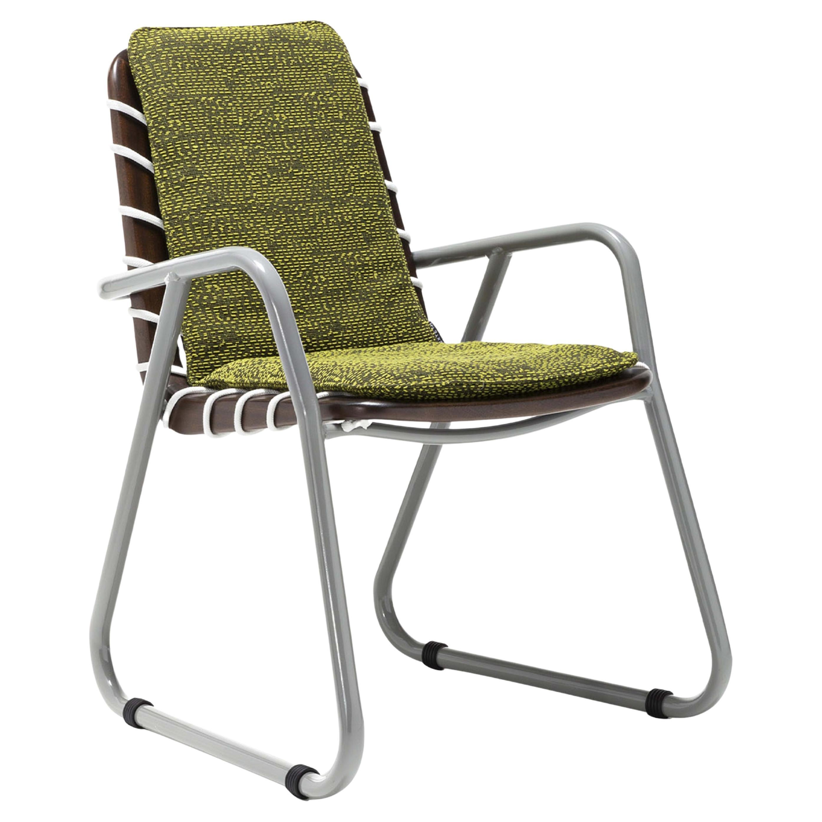 Sunset Green Dining Armchair by Paola Navone