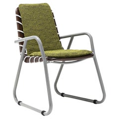 Fauteuil de salle à manger vert coucher de soleil de Paola Navone