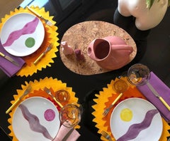 Sunset Hand Painted Plates Collection