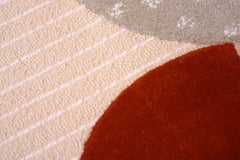 Sunset hand tufted wool rug / Wall art