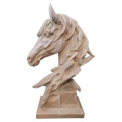 SunSet Marble Horse Head